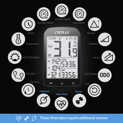 Compteur GPS CYCPLUS M1 sans fil