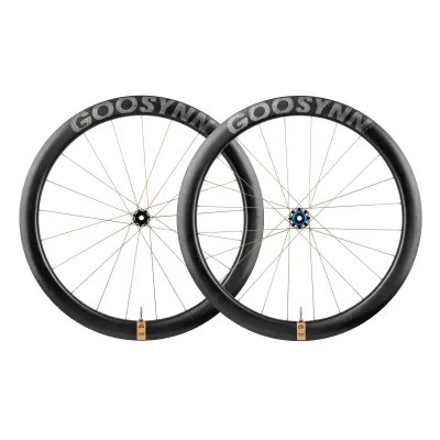 GOOSYNN Ti-Fi R50 Pro – Roues Carbone ultra Léger pour Vélo de Route