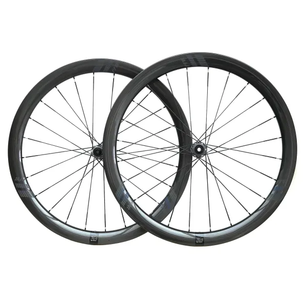 Roues Carbone Farsports Gravel X4 – Profil 45 mm Tubeless-Ready, Légères pour vélo Gravel