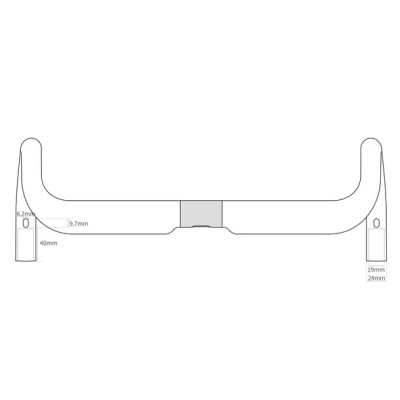 Yoeleo H11 Aero – Guidon Route Carbone T700 Ø 31,8 mm