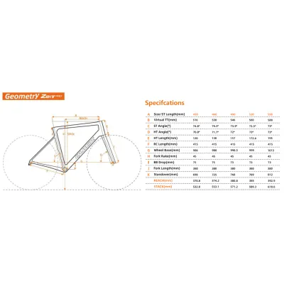Quick Pro ZEIT PRO FRAME – Carbon Endurance Road Bike Frame