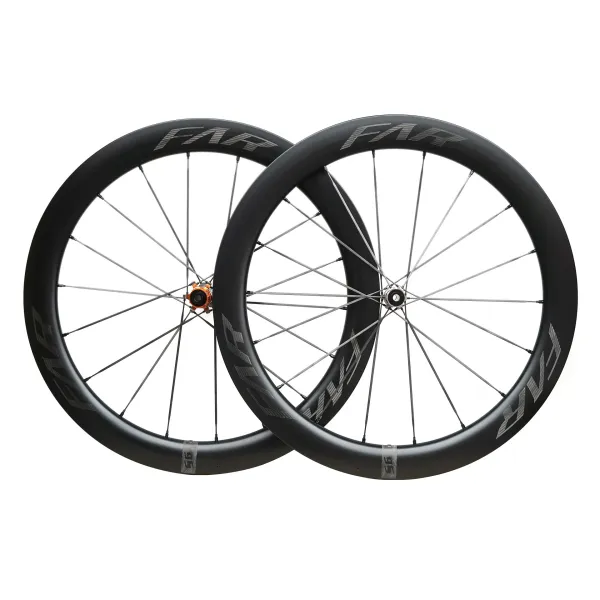 FARSPORTS 2026 S Series S6 – Roues carbone 58 mm à rayons carbone