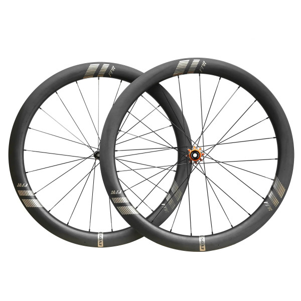 FARSPORTS 2026 EVO C Series EVOc5 – 50 mm Carbon Wheelset with Steel Spokes (Steel Bearings)