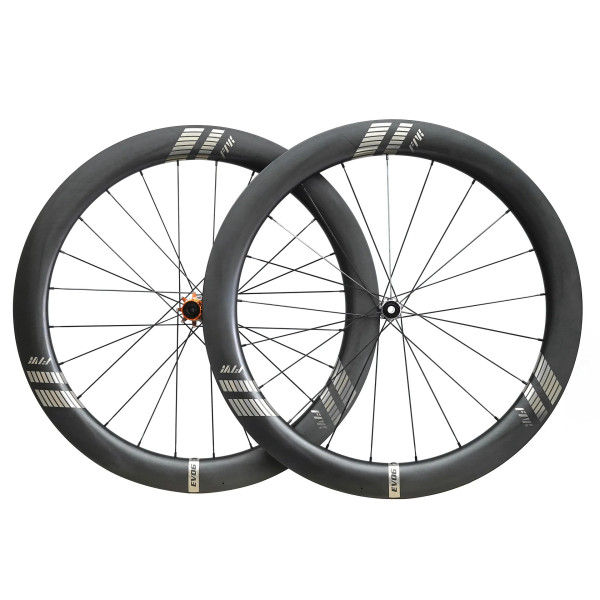 FARSPORTS 2026 EVO C Series EVOc6 – 58 mm Carbon Wheelset with Steel Spokes (Steel Bearings)
