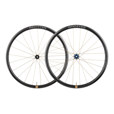 GOOSYNN Ti-Fi R30 Pro – Paire de roues vélo route carbone ultra-légère